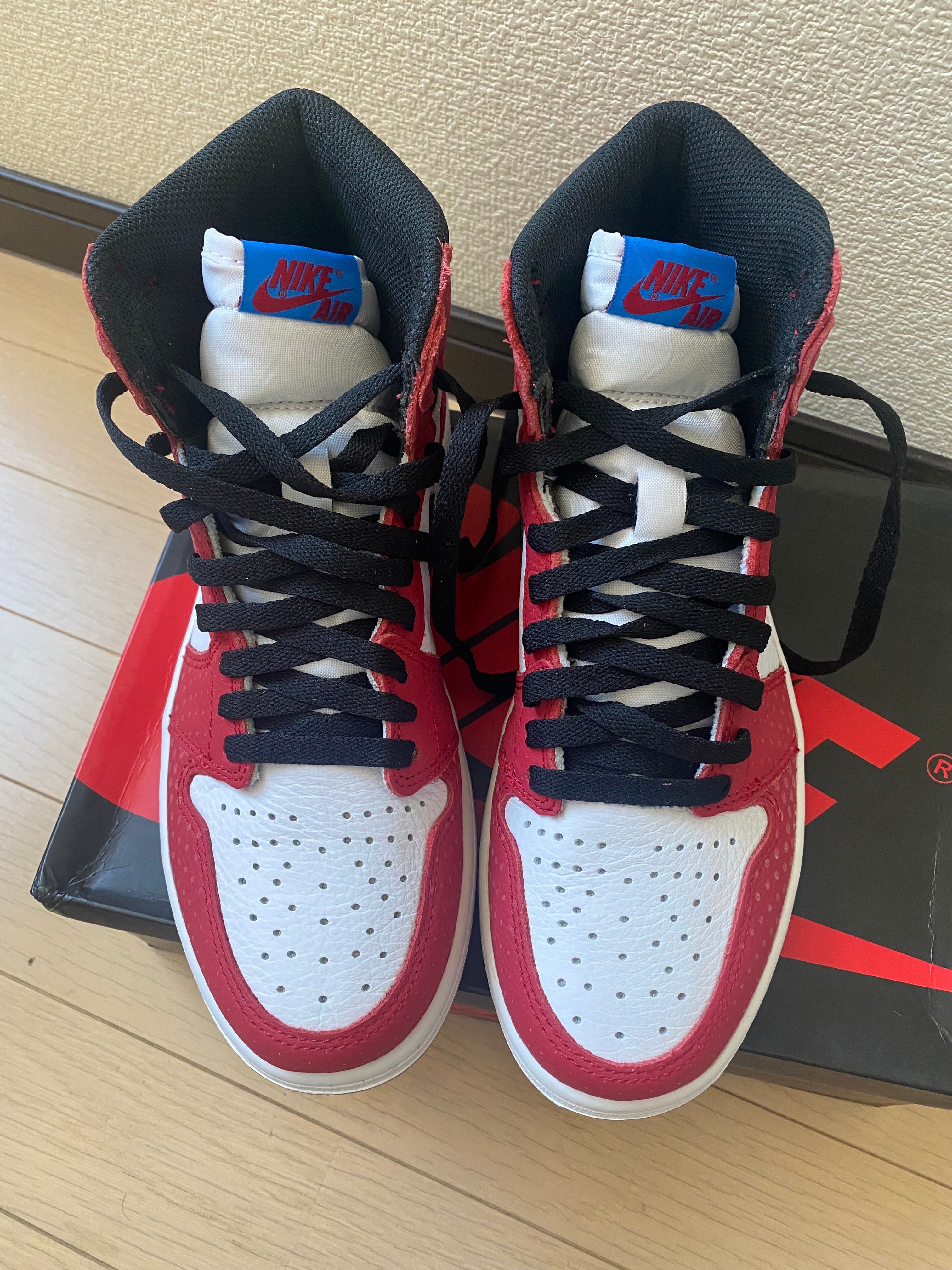 Spiderman × Nike Air Jordan 1 Origin Story "Gym Red/White/Photo Blue/Black"