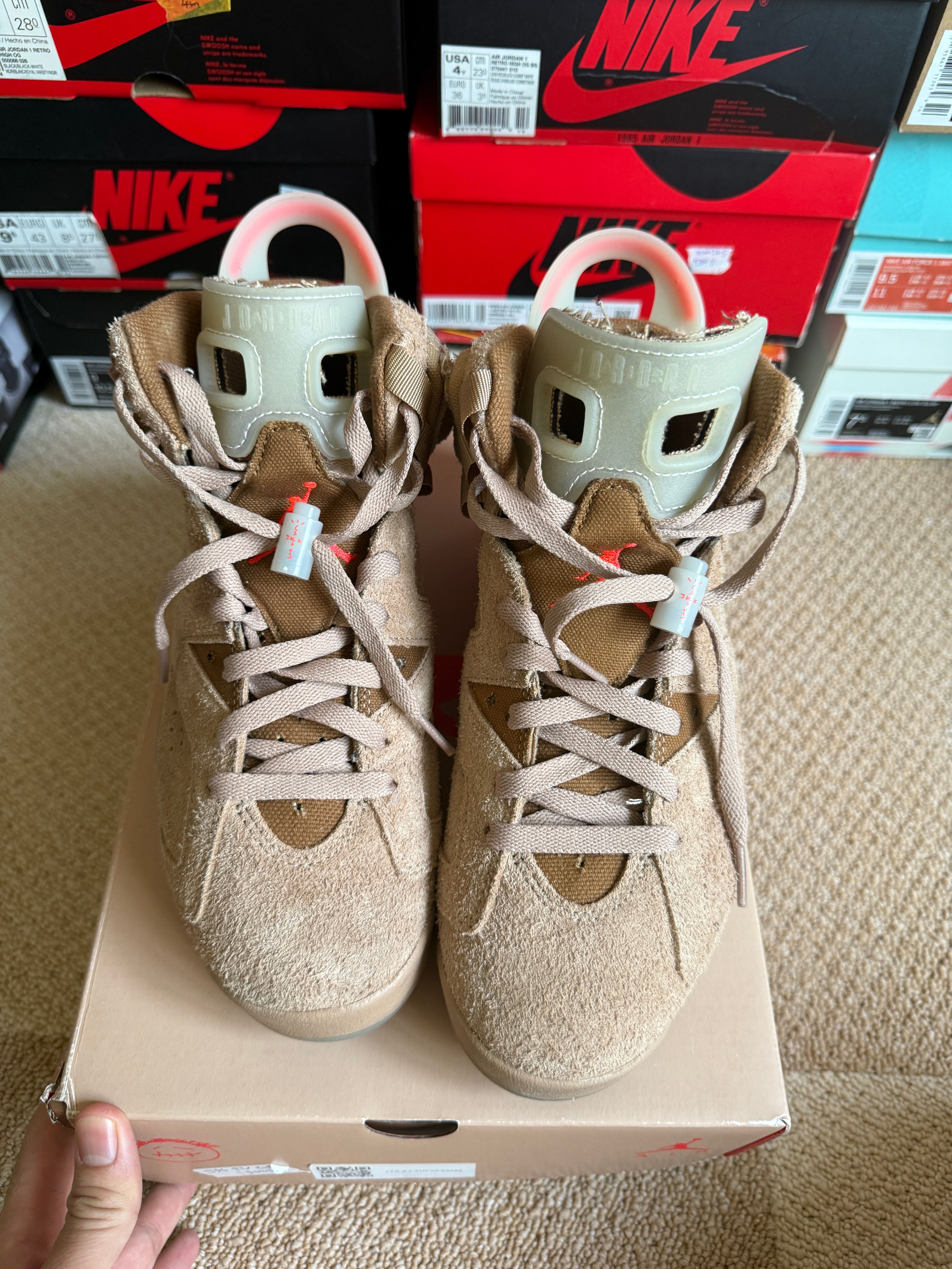 Travis Scott × Nike Air Jordan 6 "British Khaki"