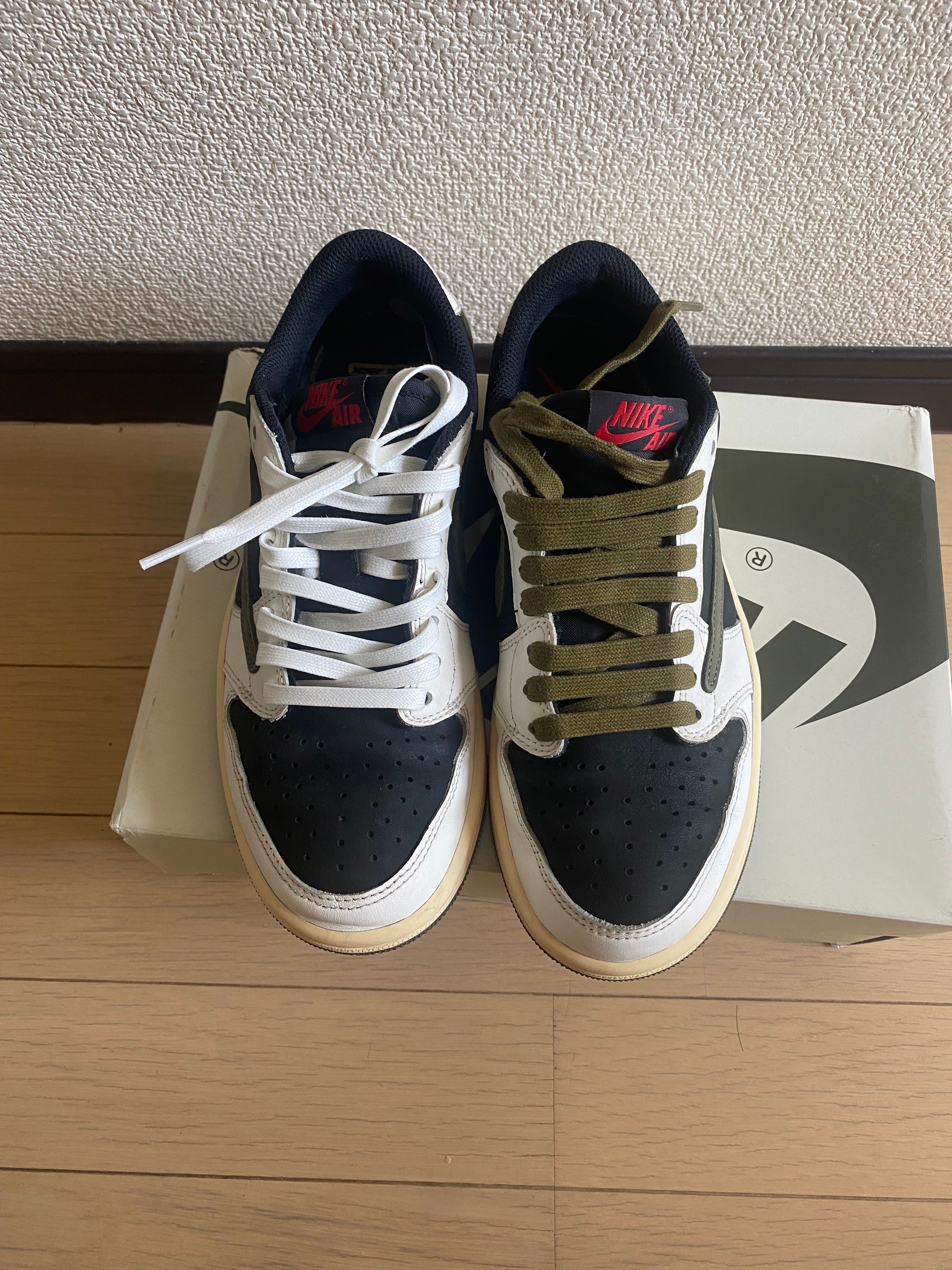 Travis Scott × Nike Women's Air Jordan 1 Low OG "Medium Olive"