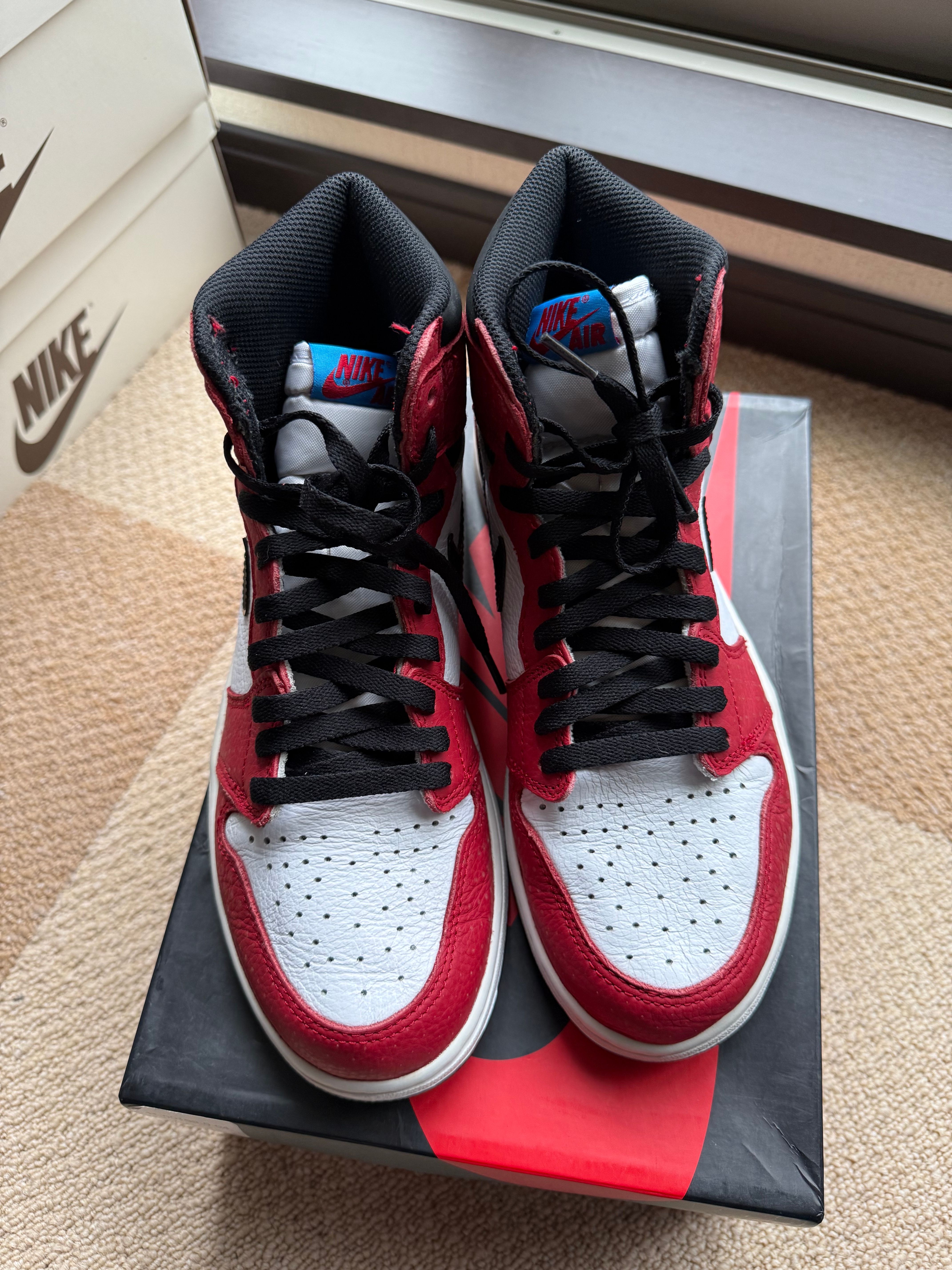 Spiderman × Nike Air Jordan 1 Origin Story "Gym Red/White/Photo Blue/Black"