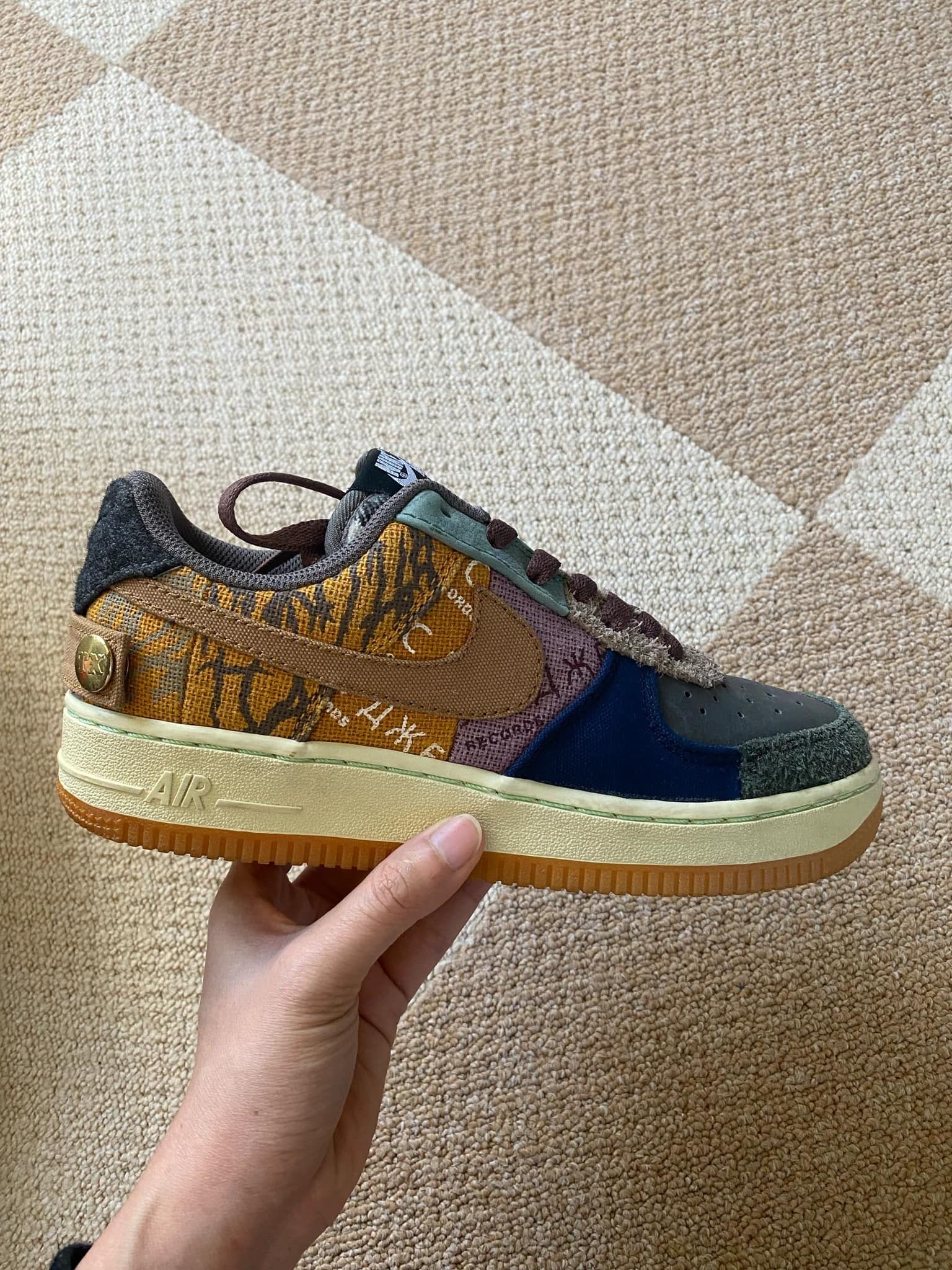 Travis Scott × Nike Air Force 1 Low Cactus Jack "Multi Color"