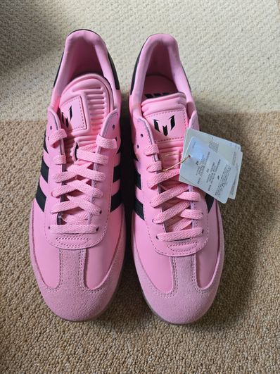 Inter Miami CF × adidas Samba Messi "Light Pink/Core Black/Gum"