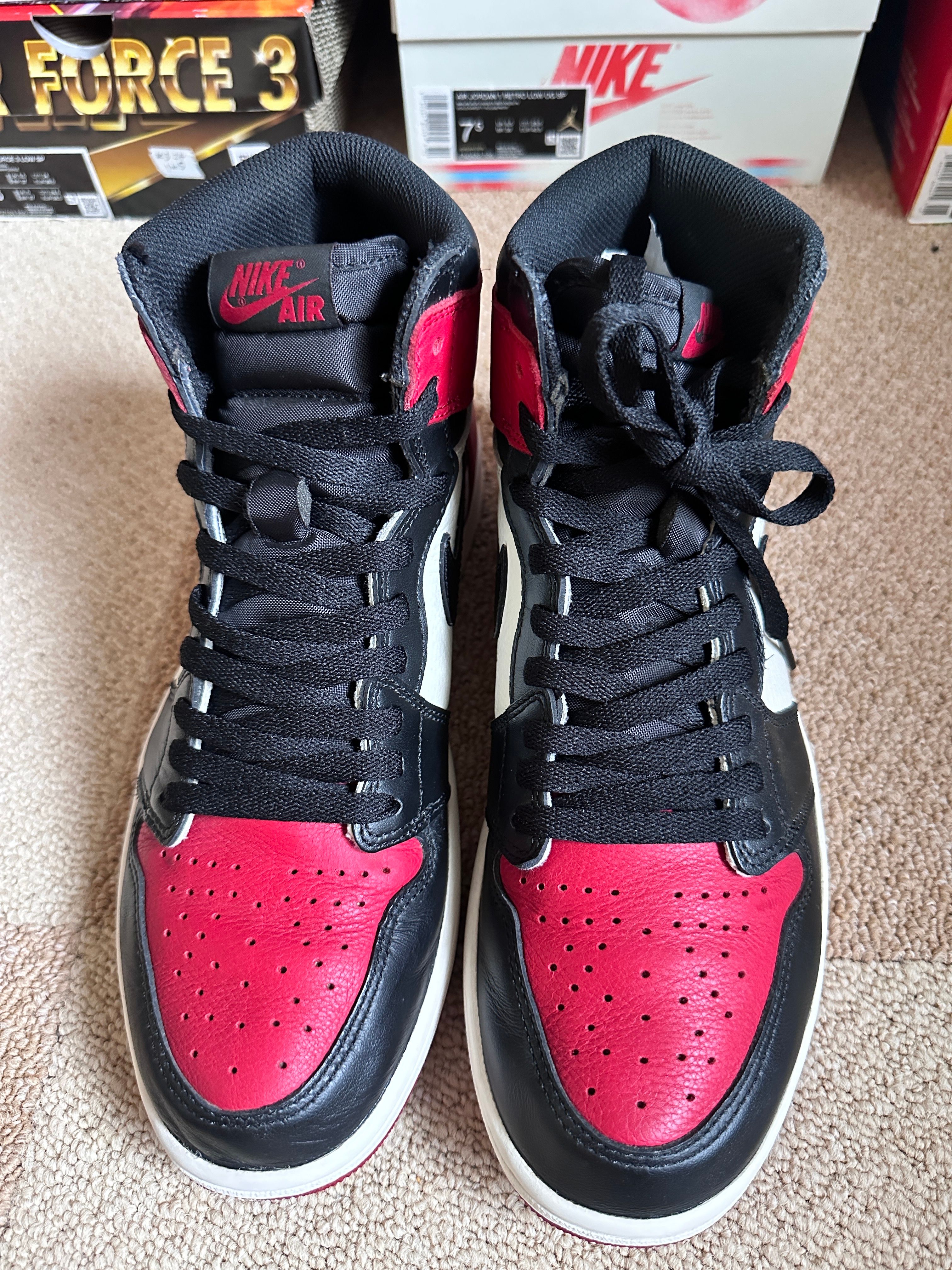 Nike Air Jordan 1 Retro High OG "Bred Toe"