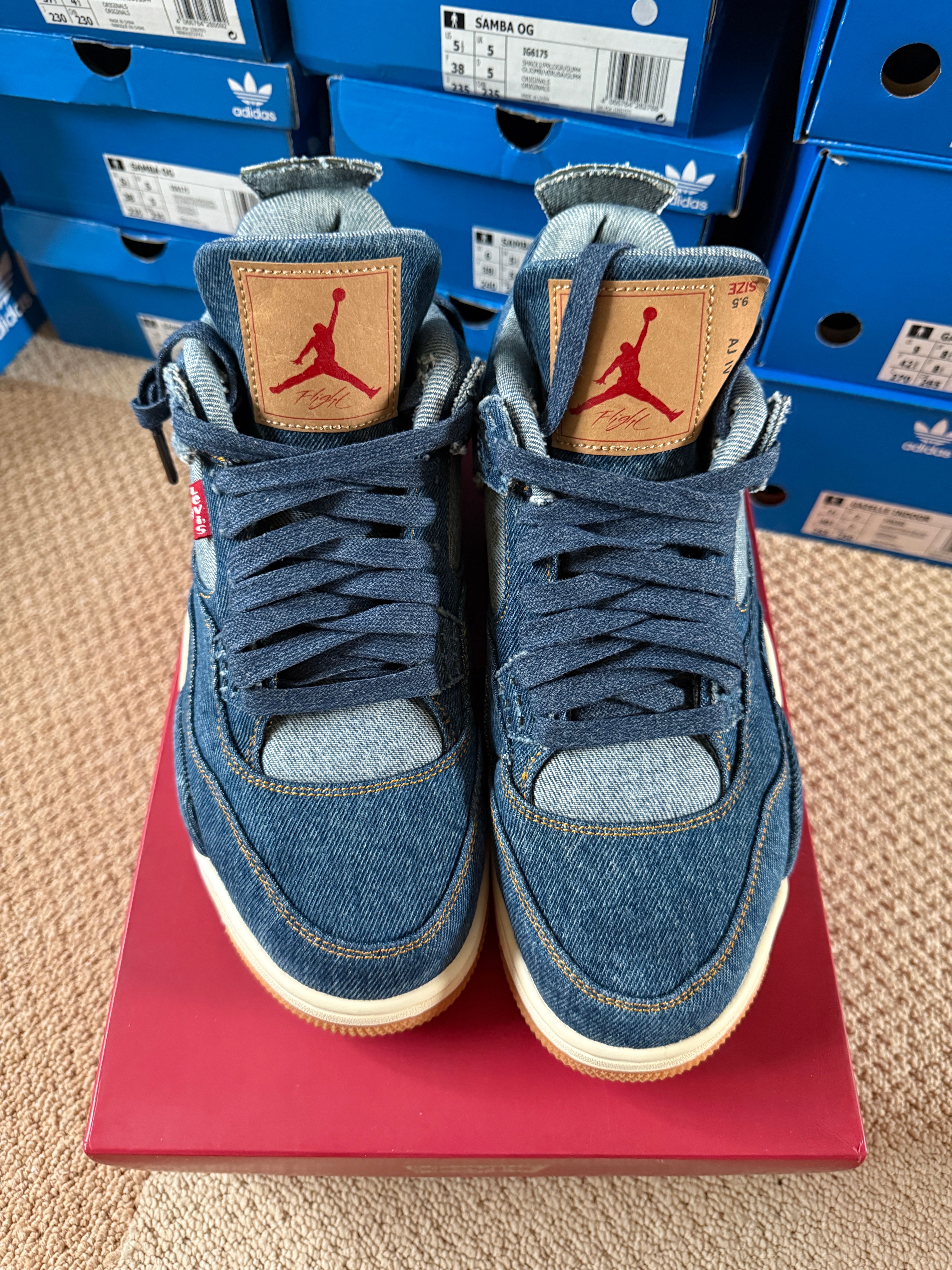 Jordan4 levi's ®️タグ ナイキ × リーバイス エアジョーダン4 