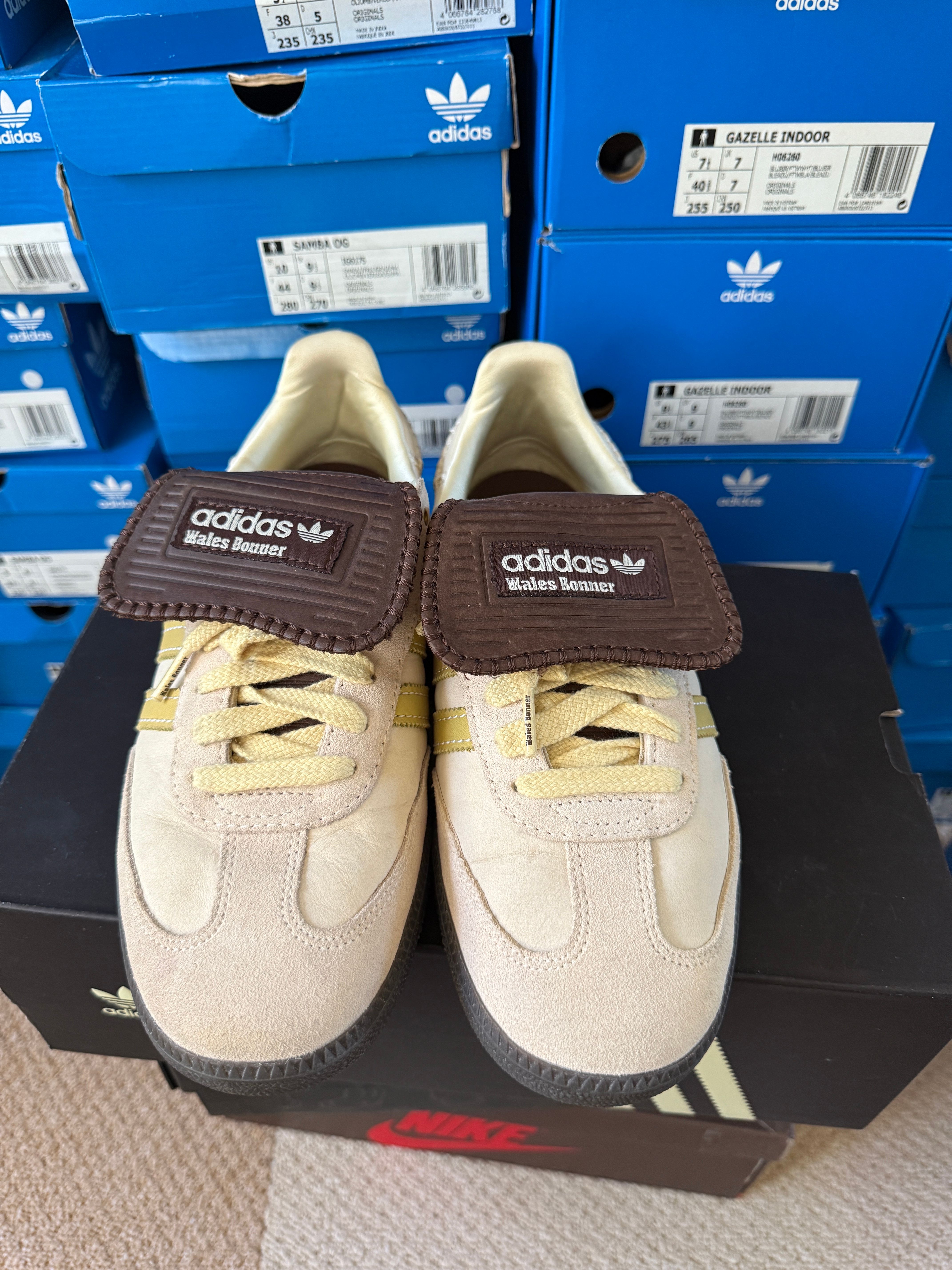 Wales Bonner × adidas Samba Nubuck "Beige"