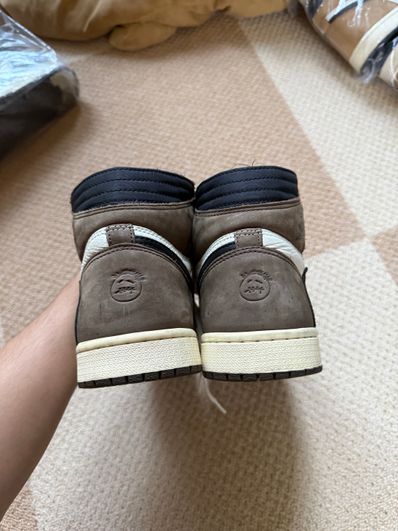 Travis Scott × Nike Air Jordan 1 Retro High OG TS SP "Sail/Dark Mocha"