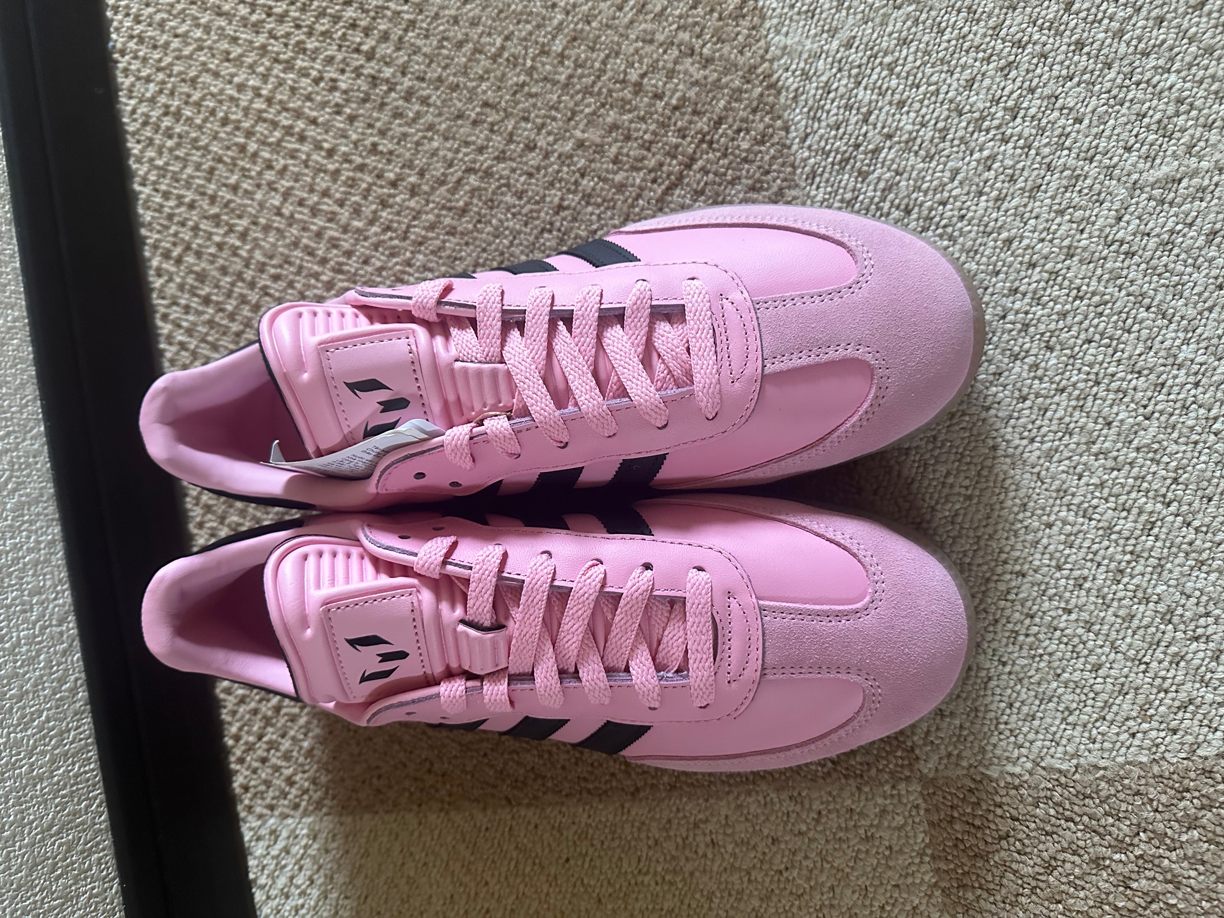 Inter Miami CF × adidas Samba Messi "Light Pink/Core Black/Gum"