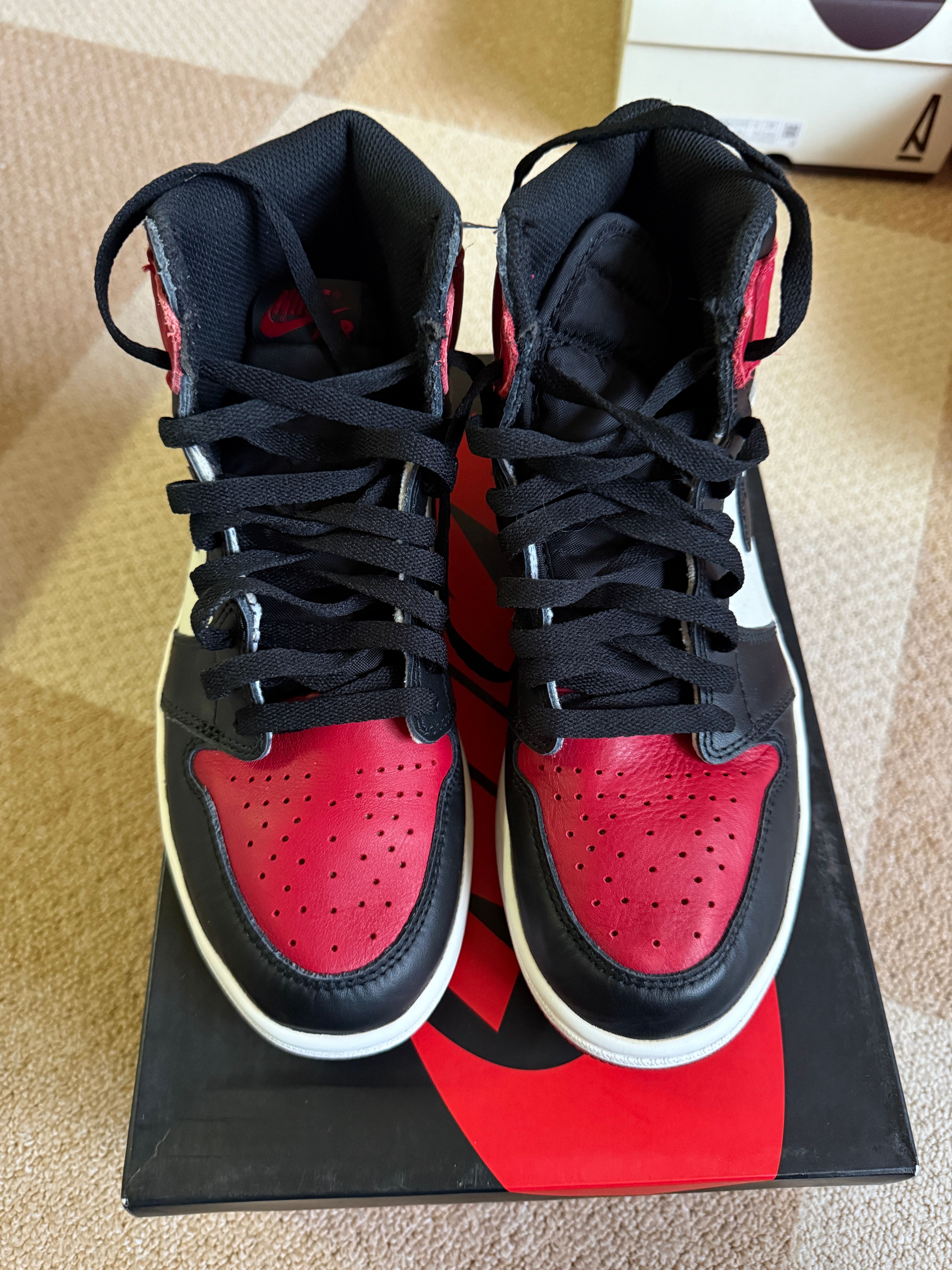 Nike Air Jordan 1 Retro High OG "Bred Toe"