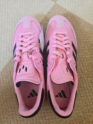 Inter Miami CF × adidas Samba Messi "Light Pink/Core Black/Gum"
