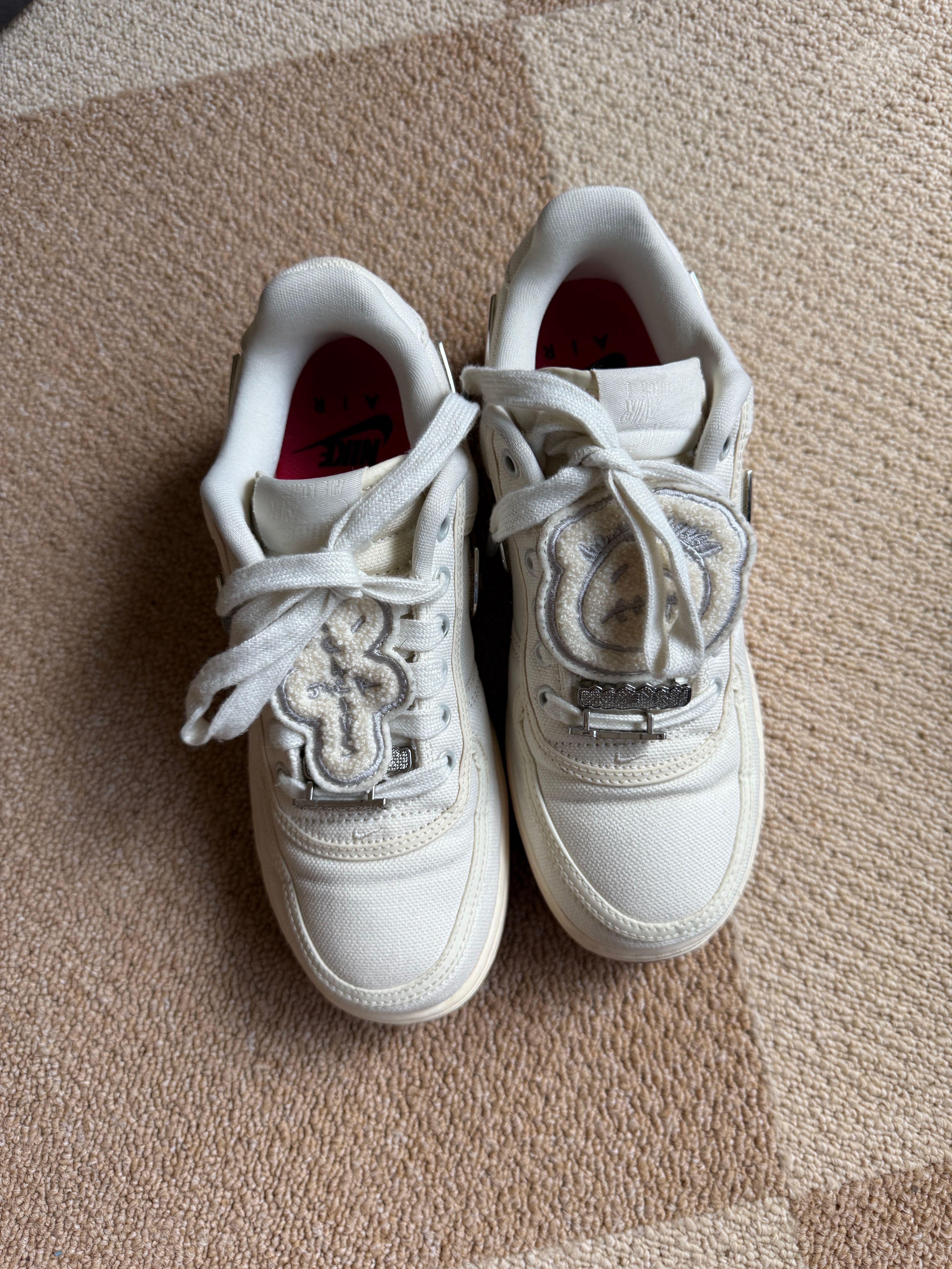 Travis Scott × Nike Air Force 1 Low "Sail"