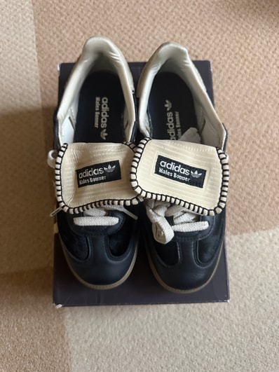 Wales Bonner × adidas Samba Pony Tonal Low "Core Black/Cream White"