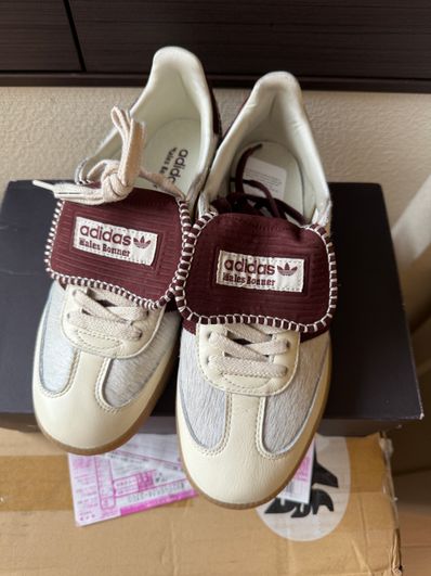Wales Bonner × adidas Samba Pony Tonal Low "Cream White/Mystery Brown"