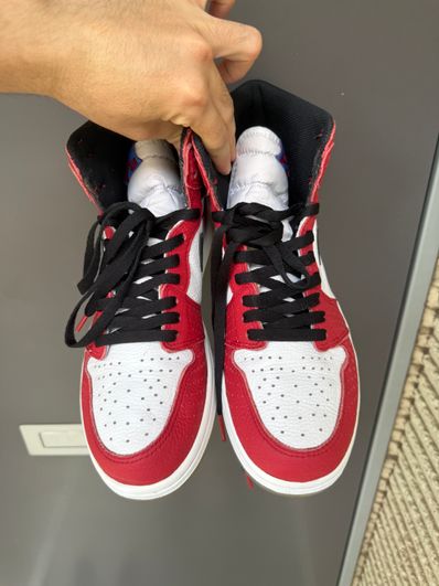 Spiderman × Nike Air Jordan 1 Origin Story "Gym Red/White/Photo Blue/Black"