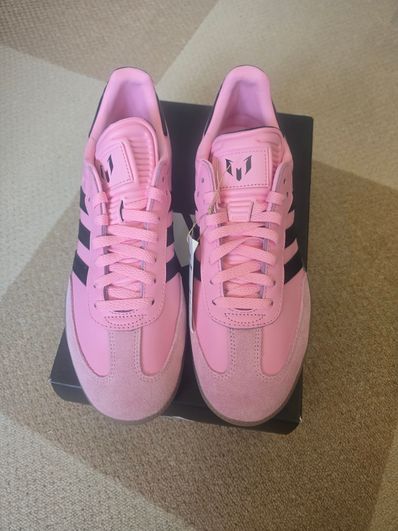 Inter Miami CF × adidas Samba Messi "Light Pink/Core Black/Gum"