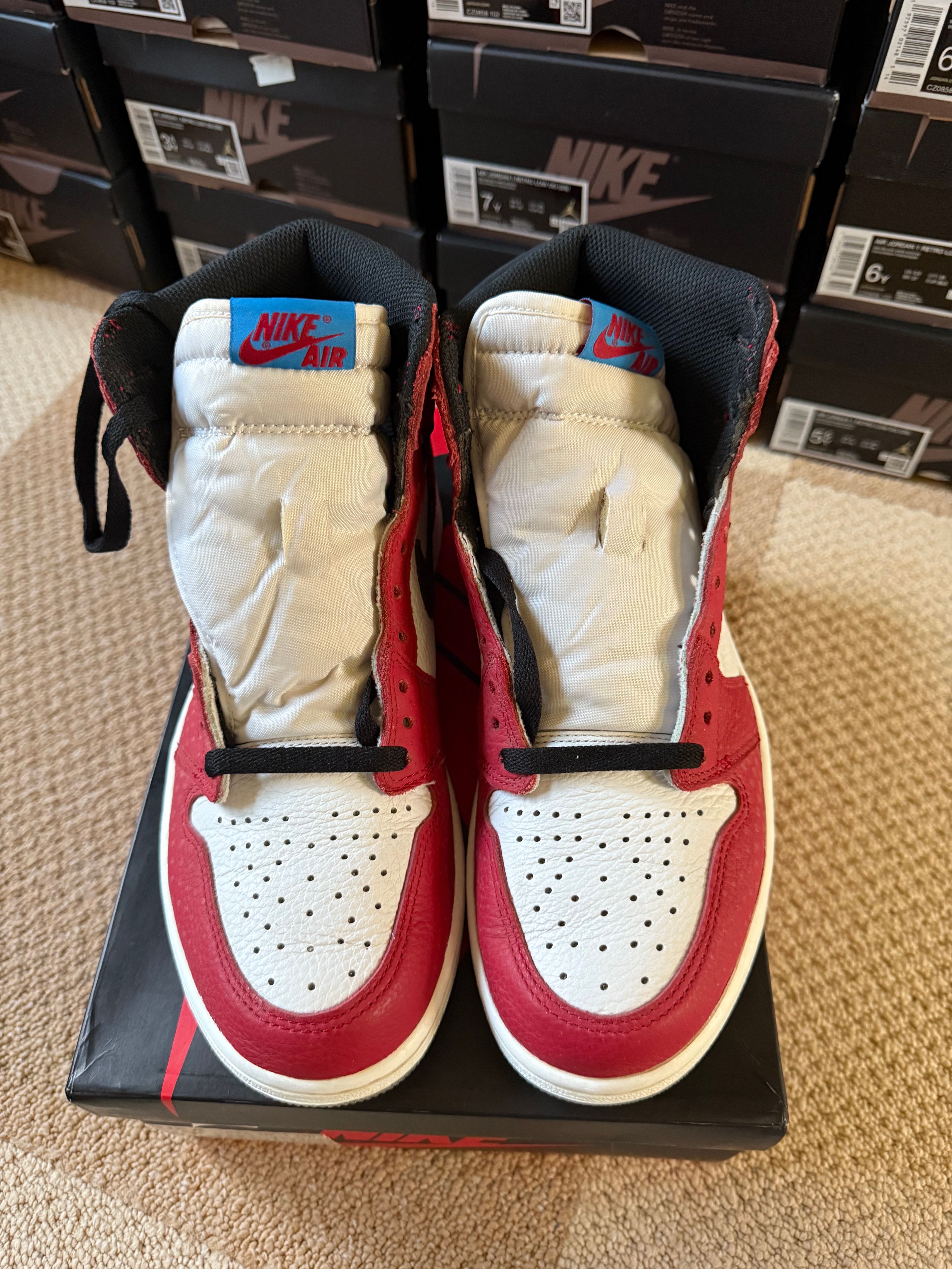 Spiderman × Nike Air Jordan 1 Origin Story "Gym Red/White/Photo Blue/Black"