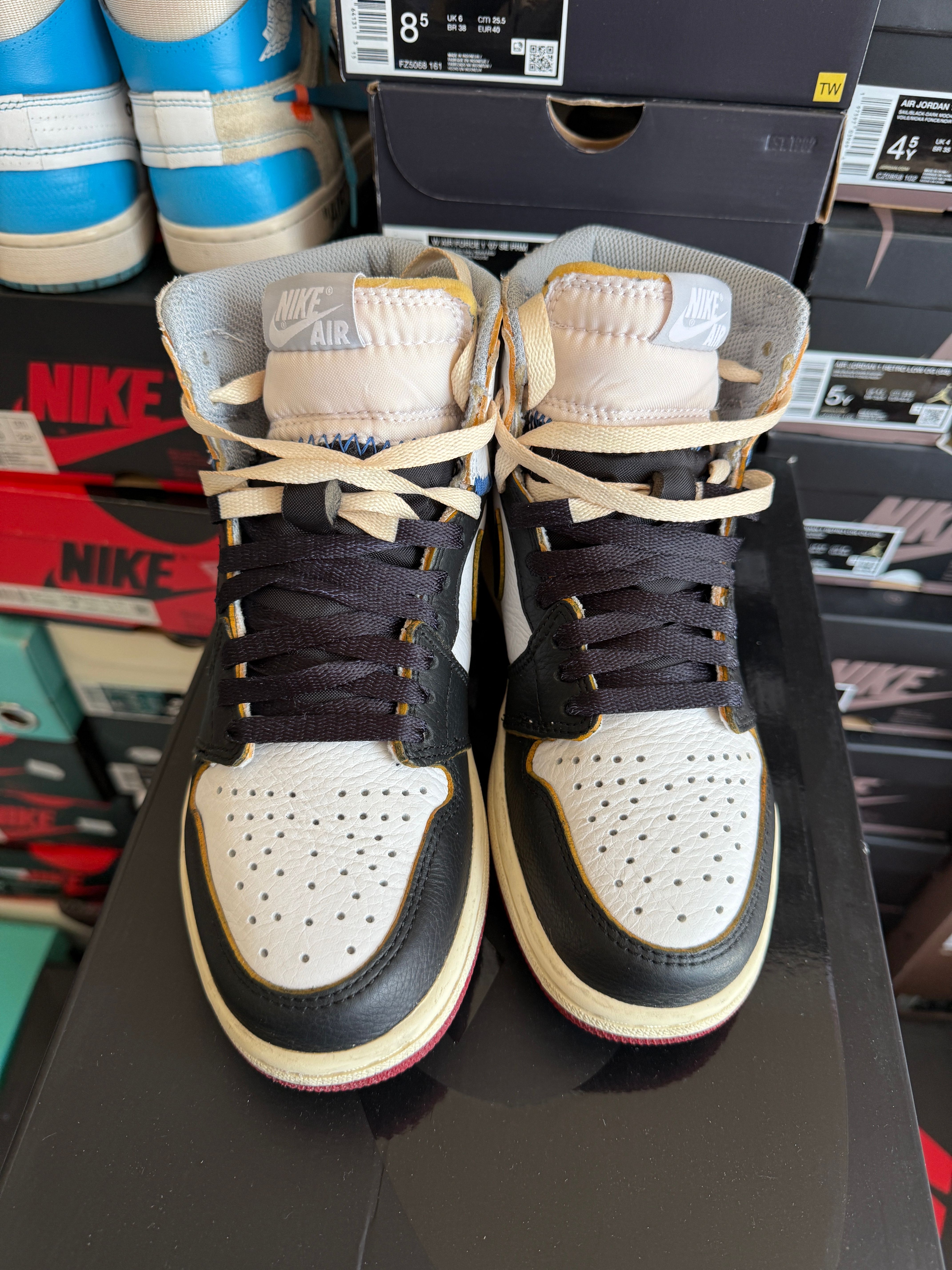 UNION × Nike Air Jordan 1 Retro High OG NRG "Varsity Red/Wolf Grey"