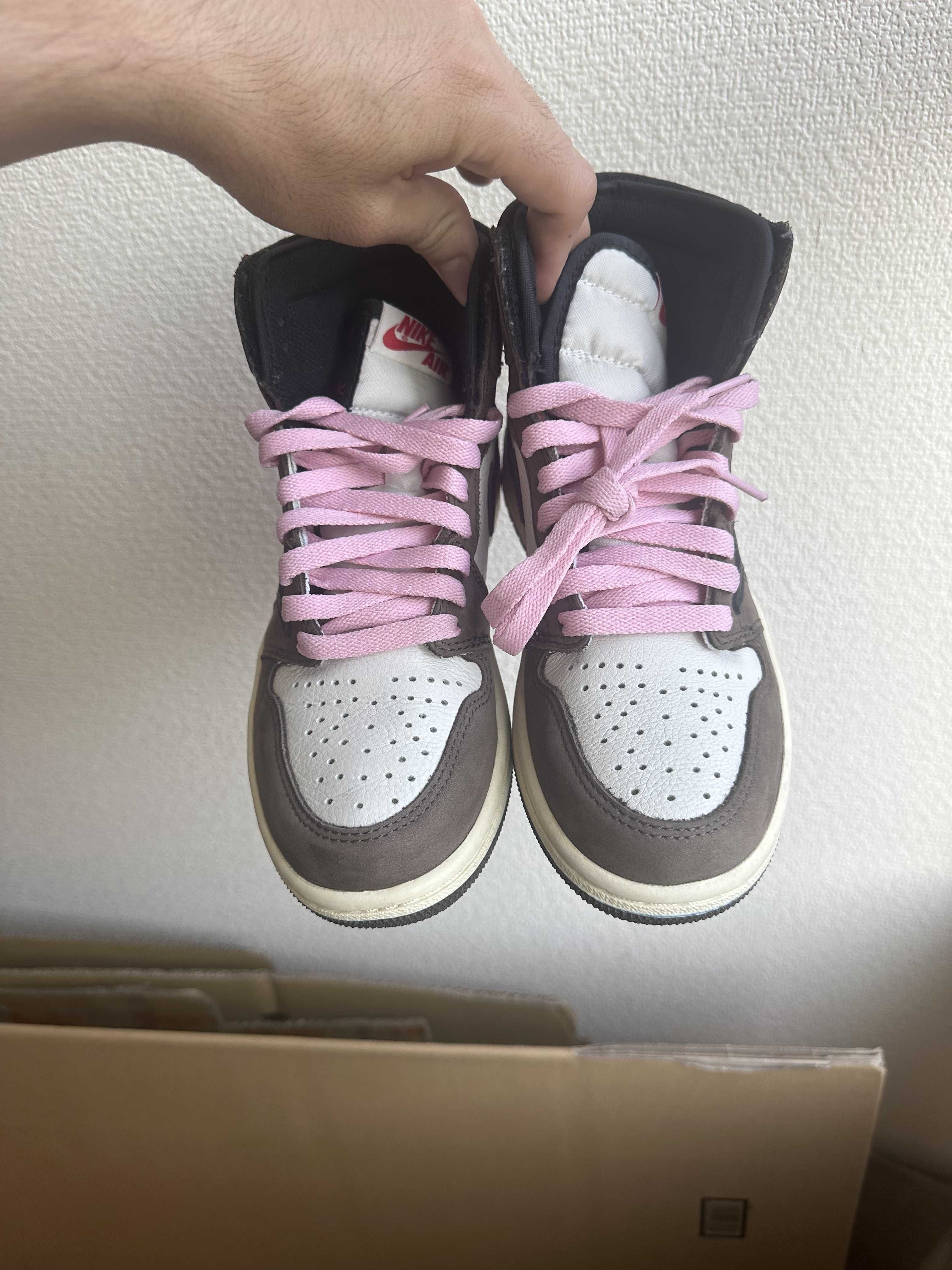 Travis Scott × Nike Air Jordan 1 Retro High OG TS SP "Sail/Dark Mocha"