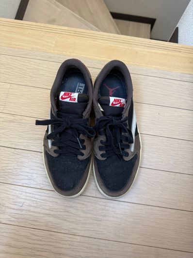 Travis Scott × Nike Air Jordan 1 Low OG SP-T "Black/Dark Mocha"