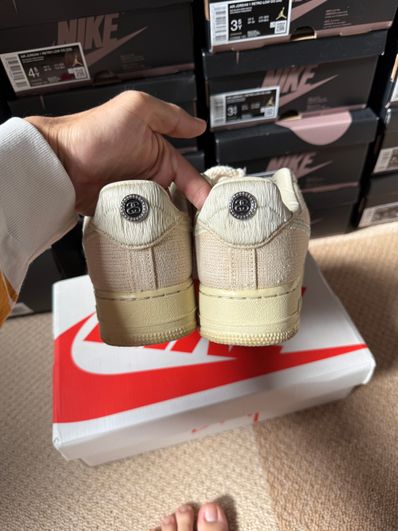 Stussy × Nike Air Force 1 Low "Fossil Stone"