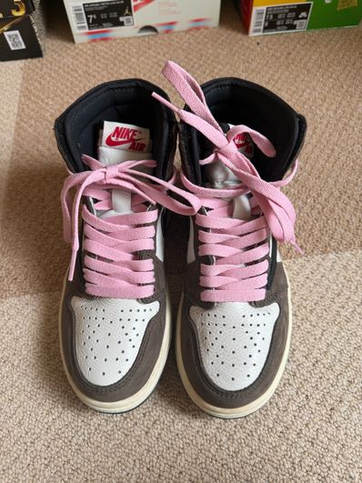 Travis Scott × Nike Air Jordan 1 Retro High OG TS SP "Sail/Dark Mocha"