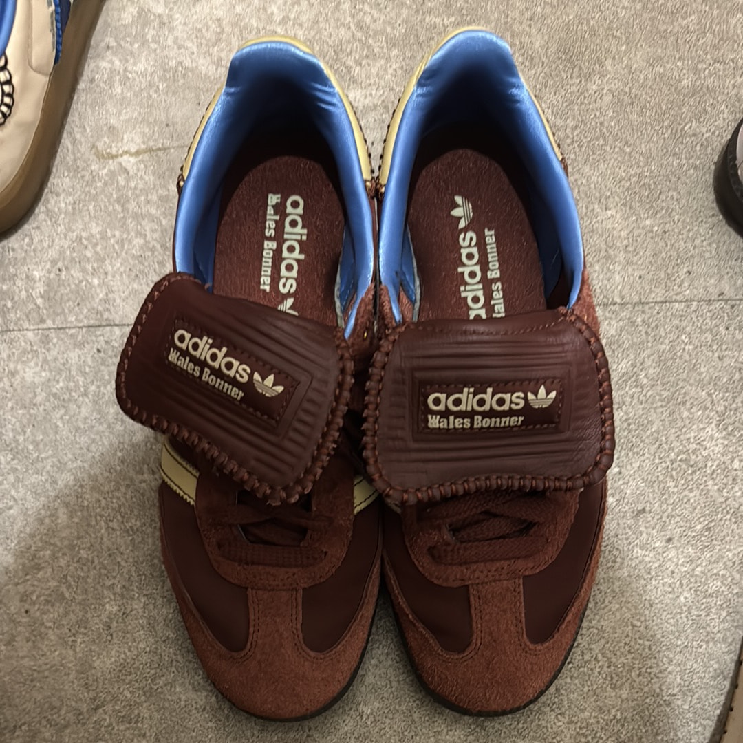 ウェールズ・ボナー × アディダスオリジナルス サンバ ナイロン ロー "フォックスブラウン/サンディーベージュ/ラッキーブルー"