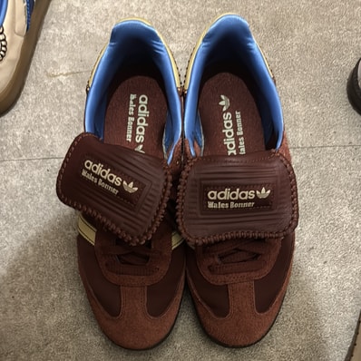 Wales Bonner × adidas Samba Nylon Low "Fox Brown/Sandy Beige/Lucky Blue"