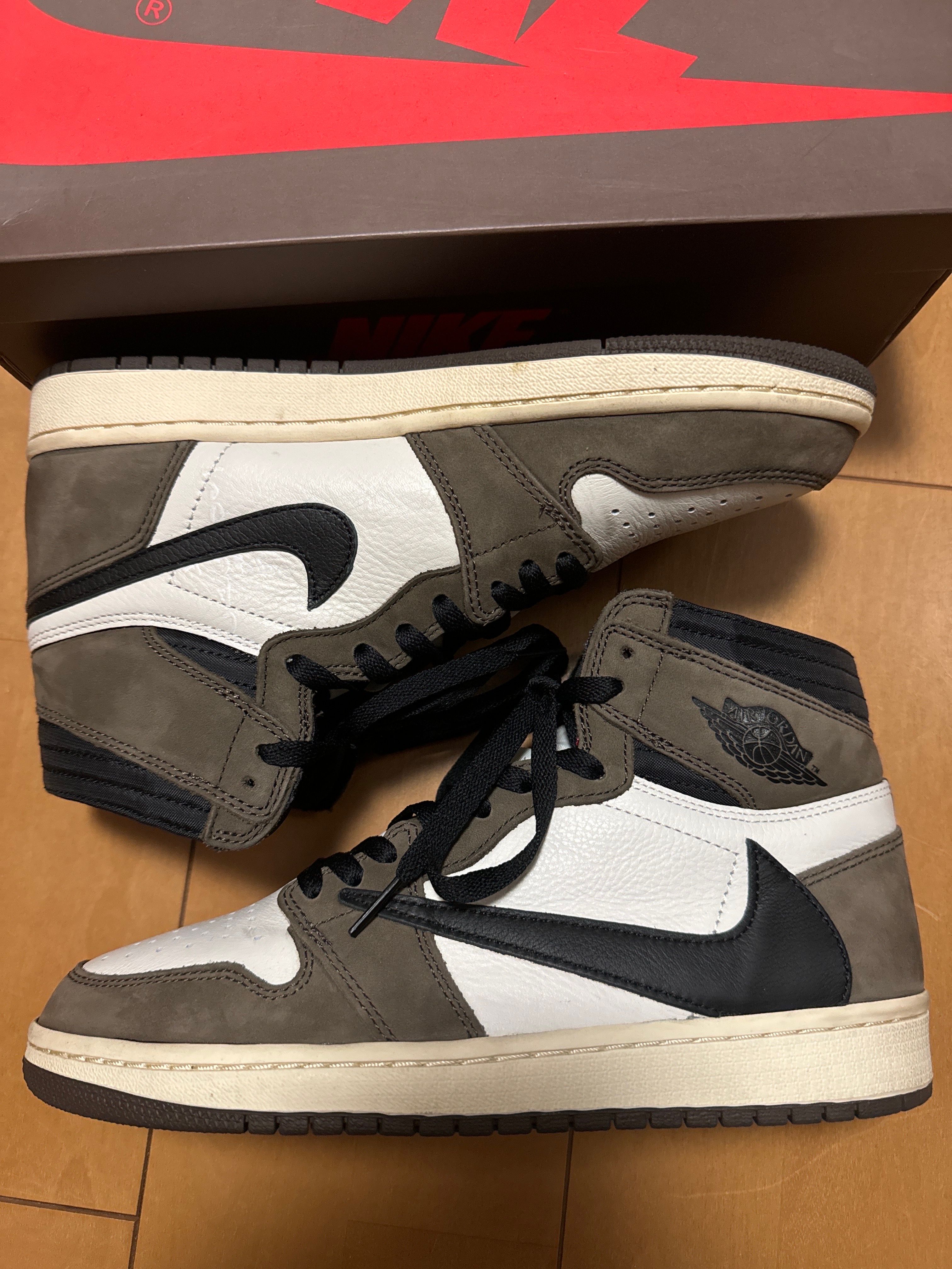 Travis Scott × Nike Air Jordan 1 Retro High OG TS SP "Sail/Dark Mocha"