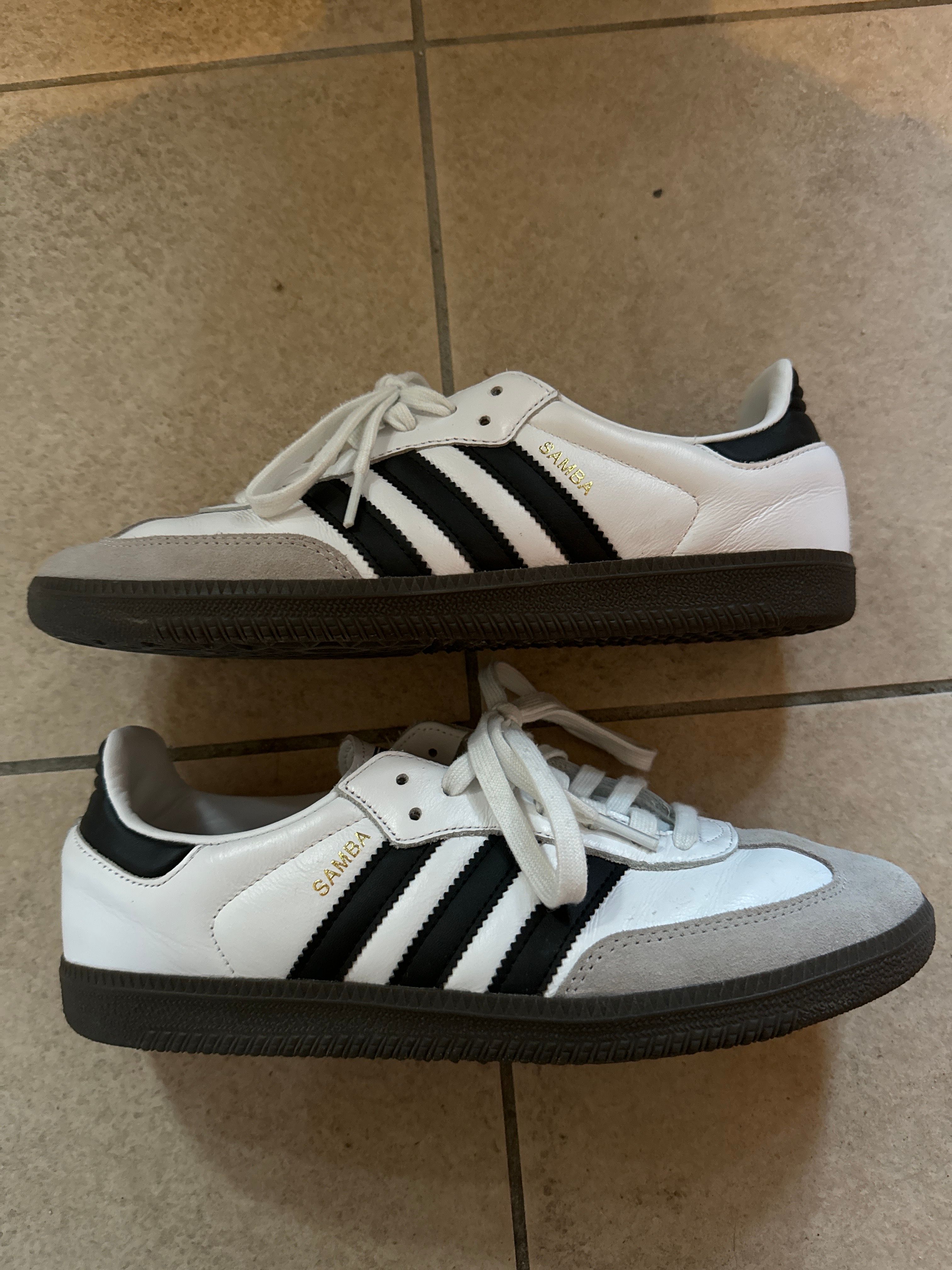 adidas Samba OG "Cloud White/Core Black/Clear Granite"