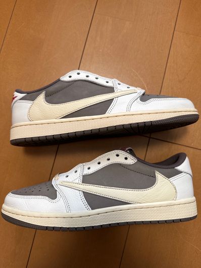 Travis Scott × Nike Air Jordan 1 Low OG SP "Reverse Mocha/Sail and Ridgerock"