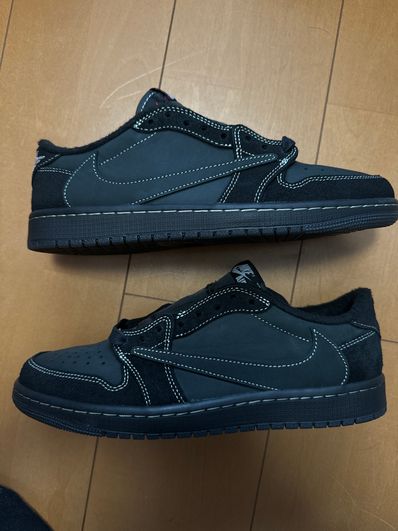 Travis Scott × Nike Air Jordan 1 Low OG SP "Black Phantom"