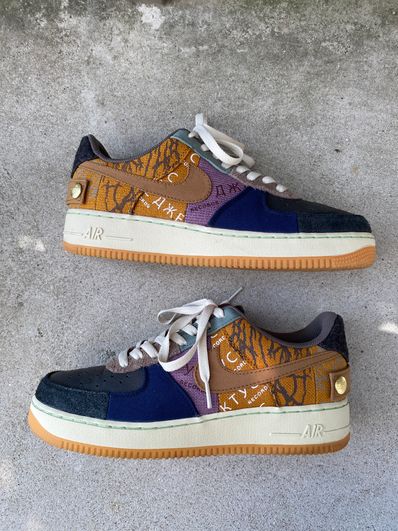 Travis Scott × Nike Air Force 1 Low Cactus Jack "Multi Color"
