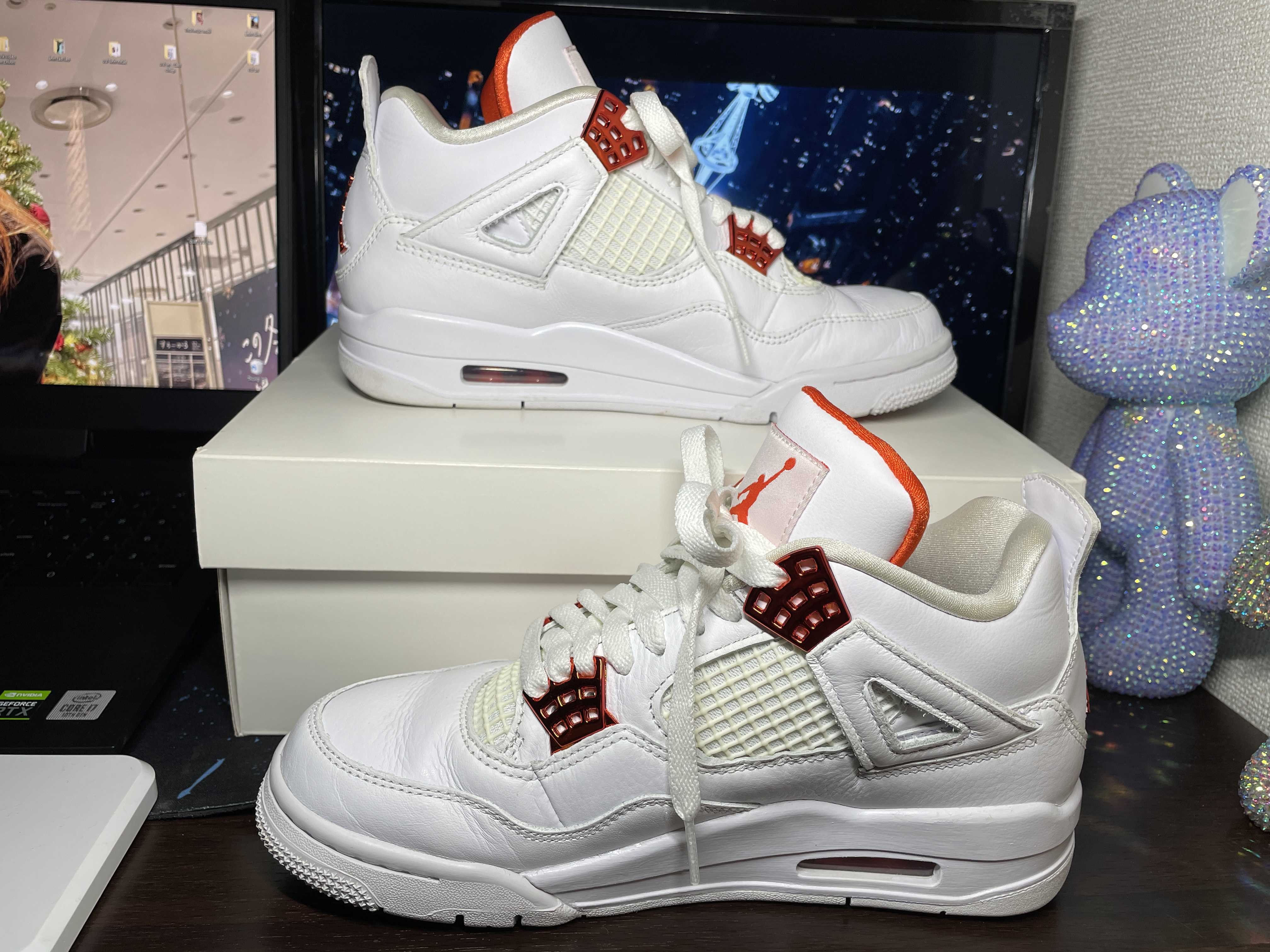 Nike Air Jordan 4 Retro "White/Team Orange"