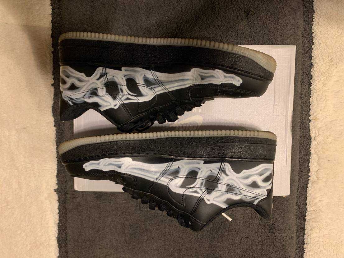 Nike Air Force 1 Low "Black Skeleton"