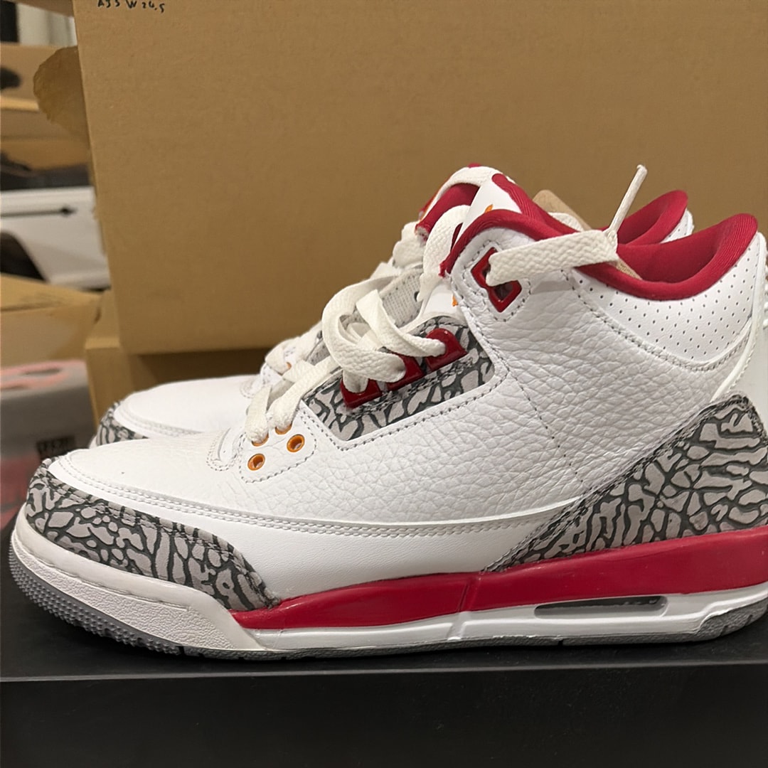 Nike GS Air Jordan 3 "Cardinal Red"