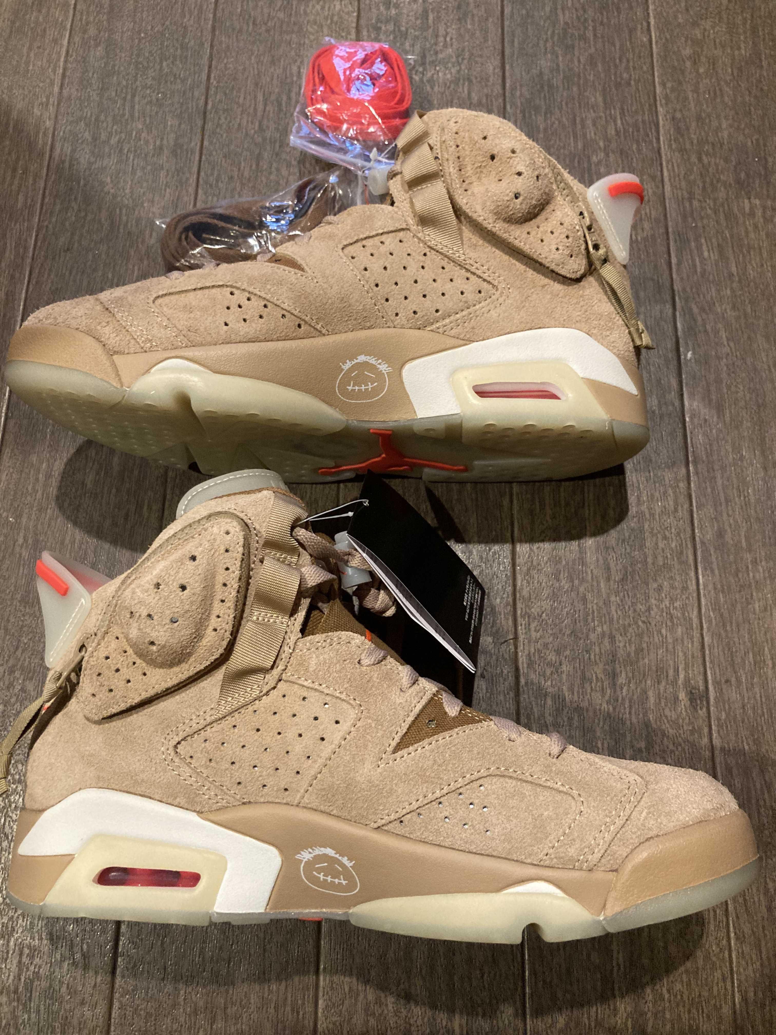 Travis Scott × Nike Air Jordan 6 "British Khaki"