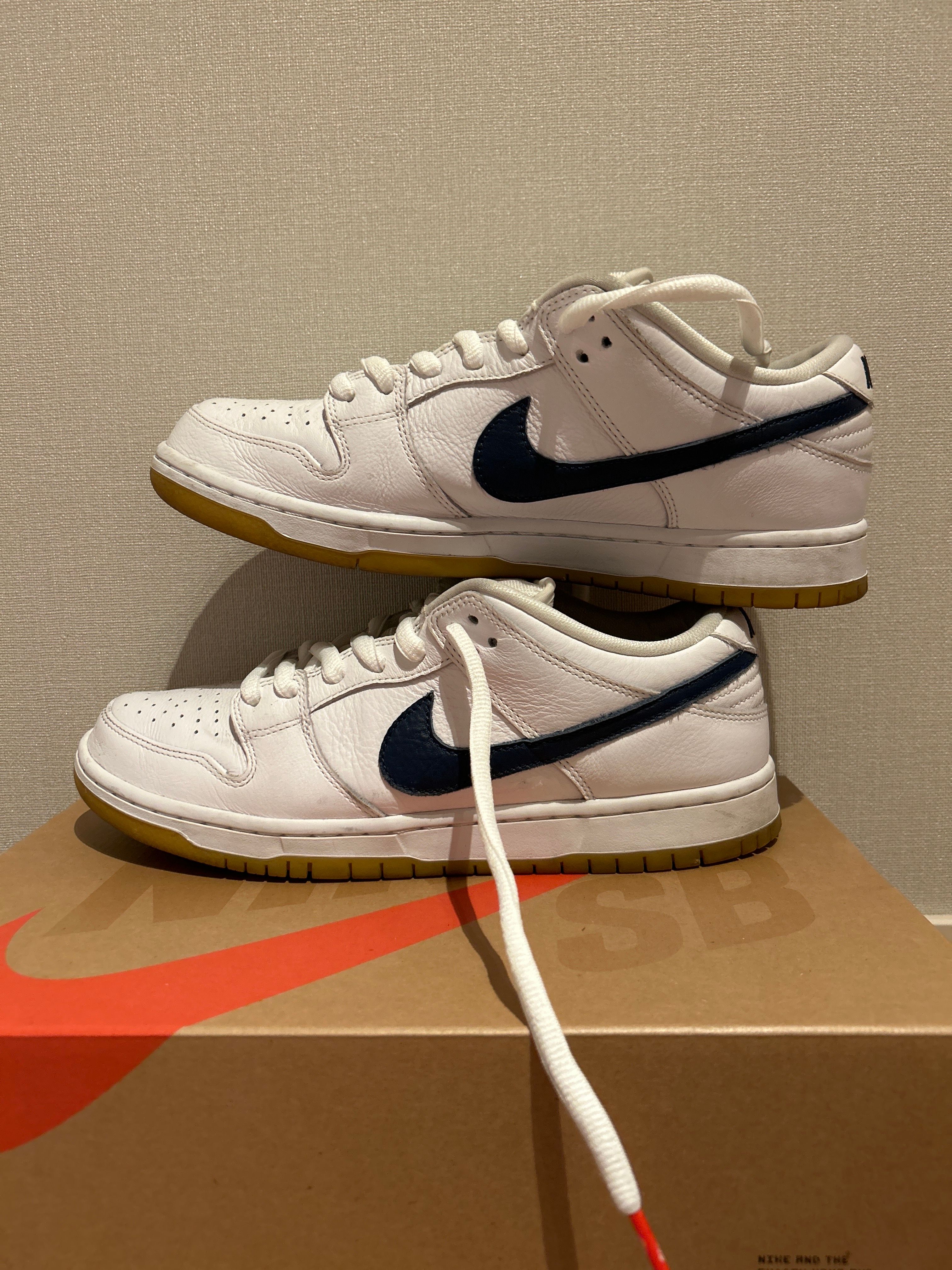 Nike SB Dunk Low "Orange Label White Navy"