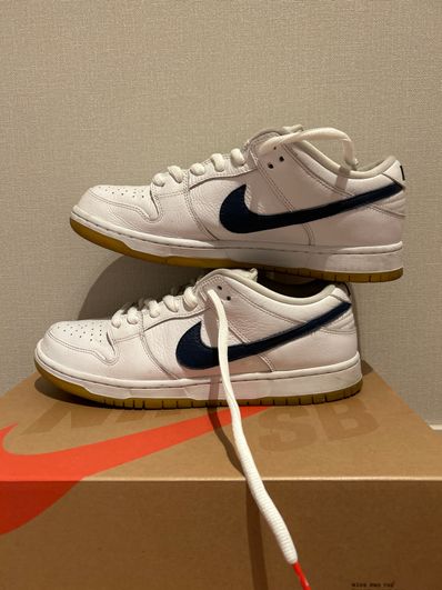 Nike SB Dunk Low "Orange Label White Navy"
