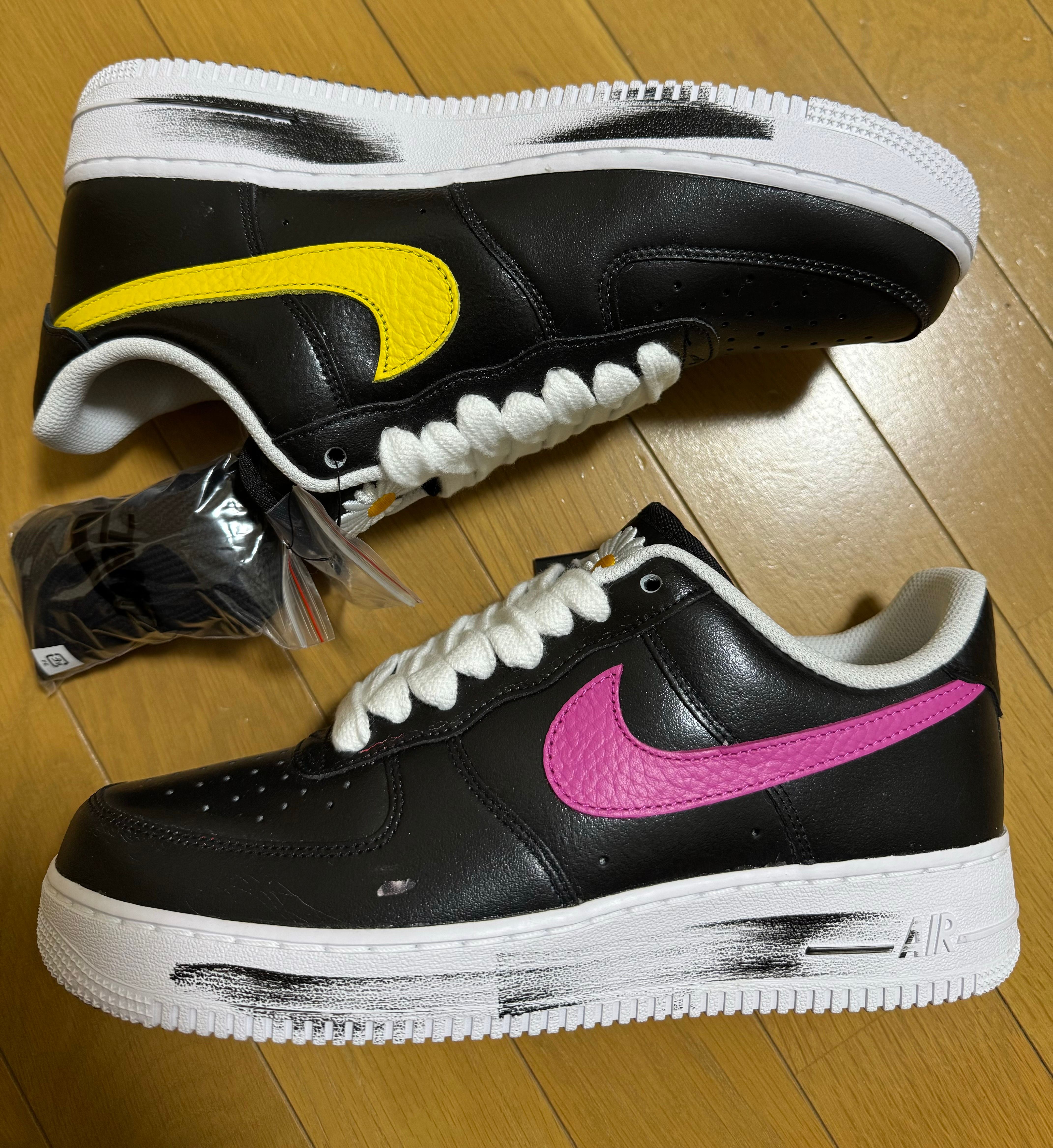 PEACEMINUSONE × Nike Air Force 1 Low '07 Para-Noise 3.0 "Black and Multi-Color" / G-DRAGON