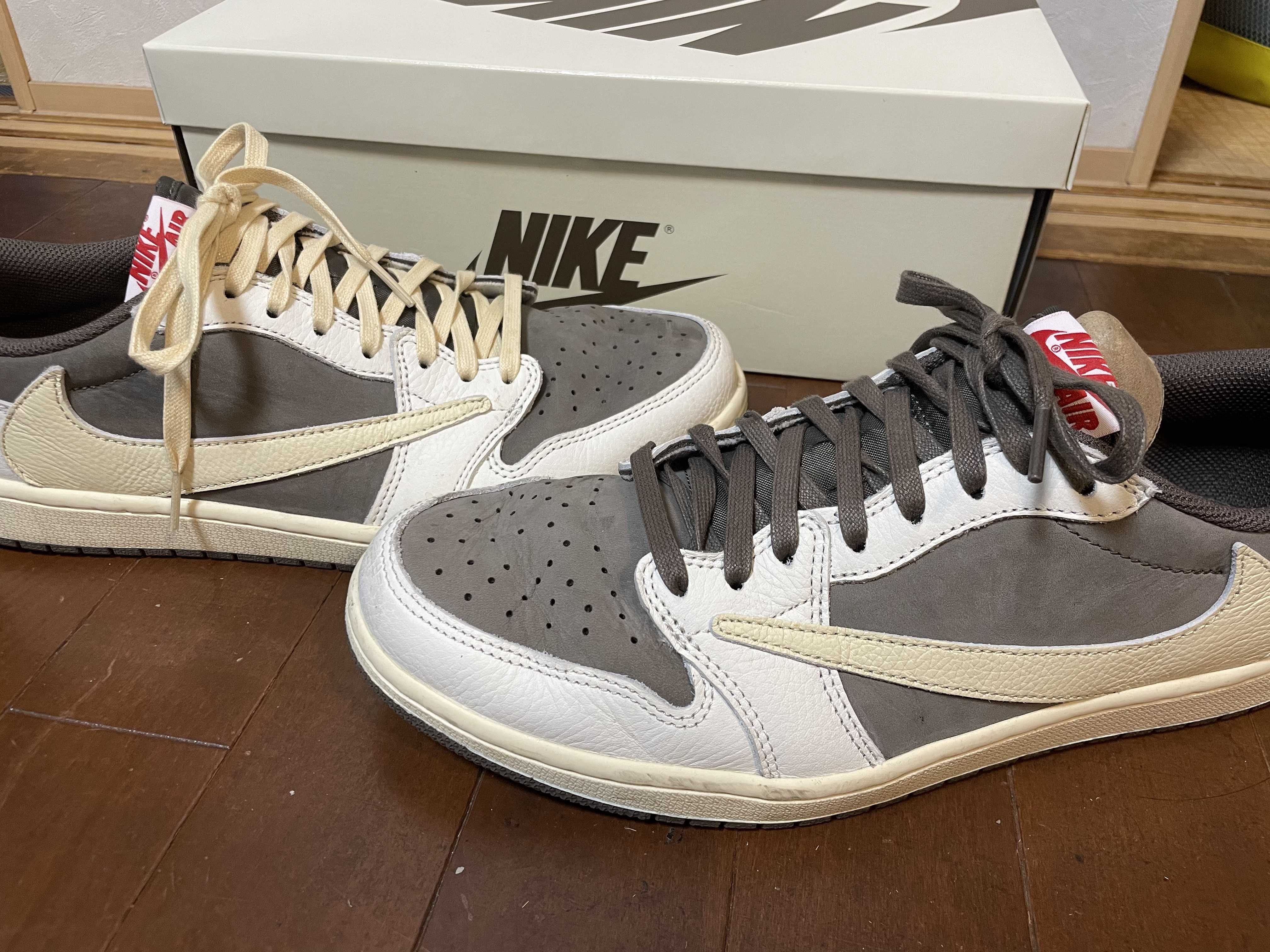 Travis Scott × Nike Air Jordan 1 Low OG SP "Reverse Mocha/Sail and Ridgerock"