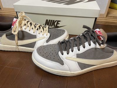 Travis Scott × Nike Air Jordan 1 Low OG SP "Reverse Mocha/Sail and Ridgerock"