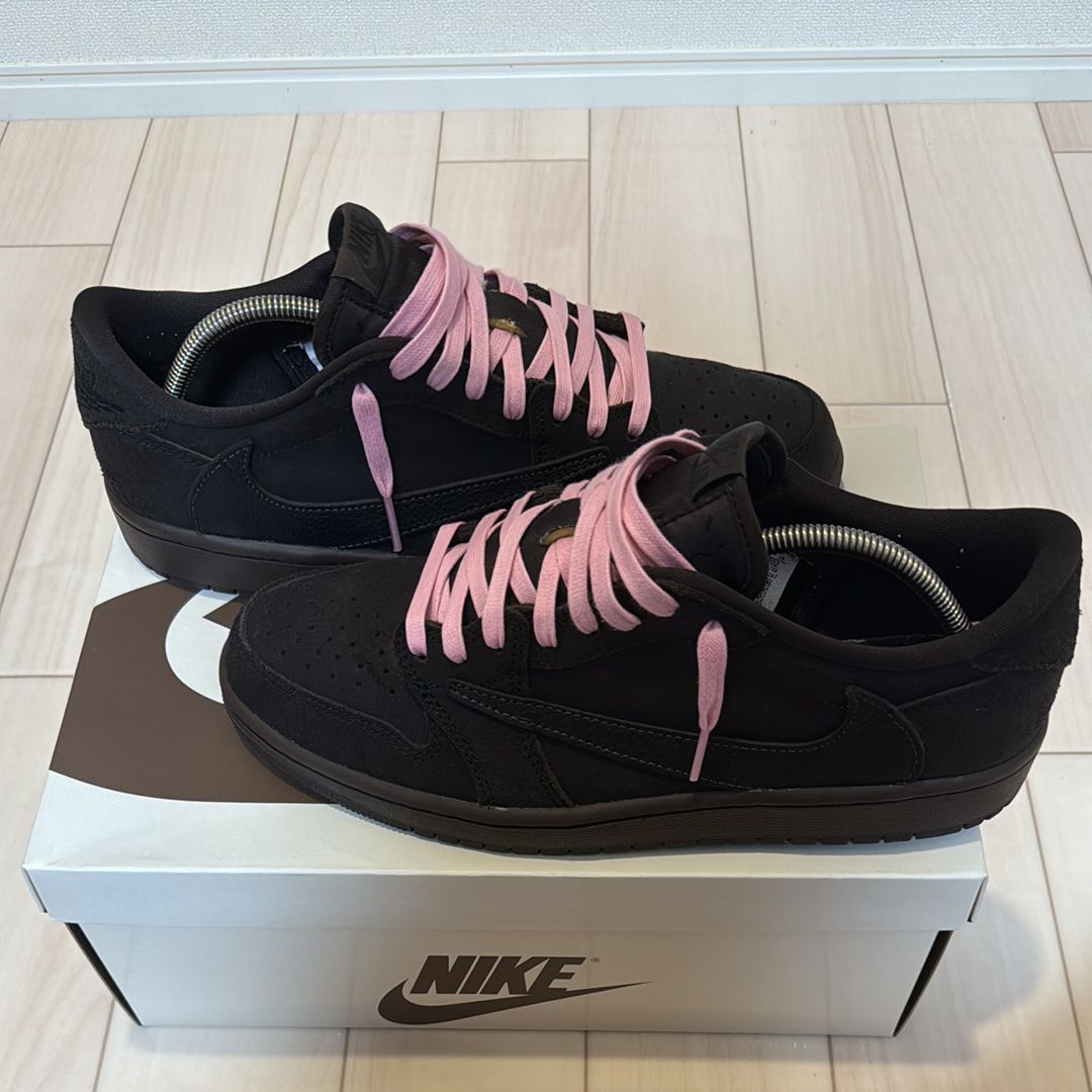 Travis Scott × Nike Air Jordan 1 Low OG SP "Velvet Brown and Dark Mocha"