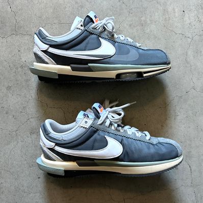 sacai × Nike Zoom Cortez "Iron Grey"