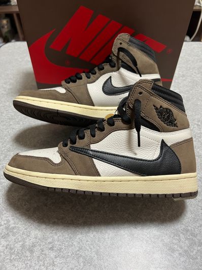 Travis Scott × Nike Air Jordan 1 Retro High OG TS SP "Sail/Dark Mocha"