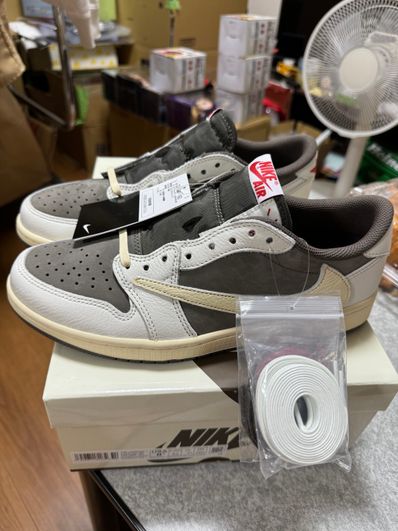 Travis Scott × Nike Air Jordan 1 Low OG SP "Reverse Mocha/Sail and Ridgerock"