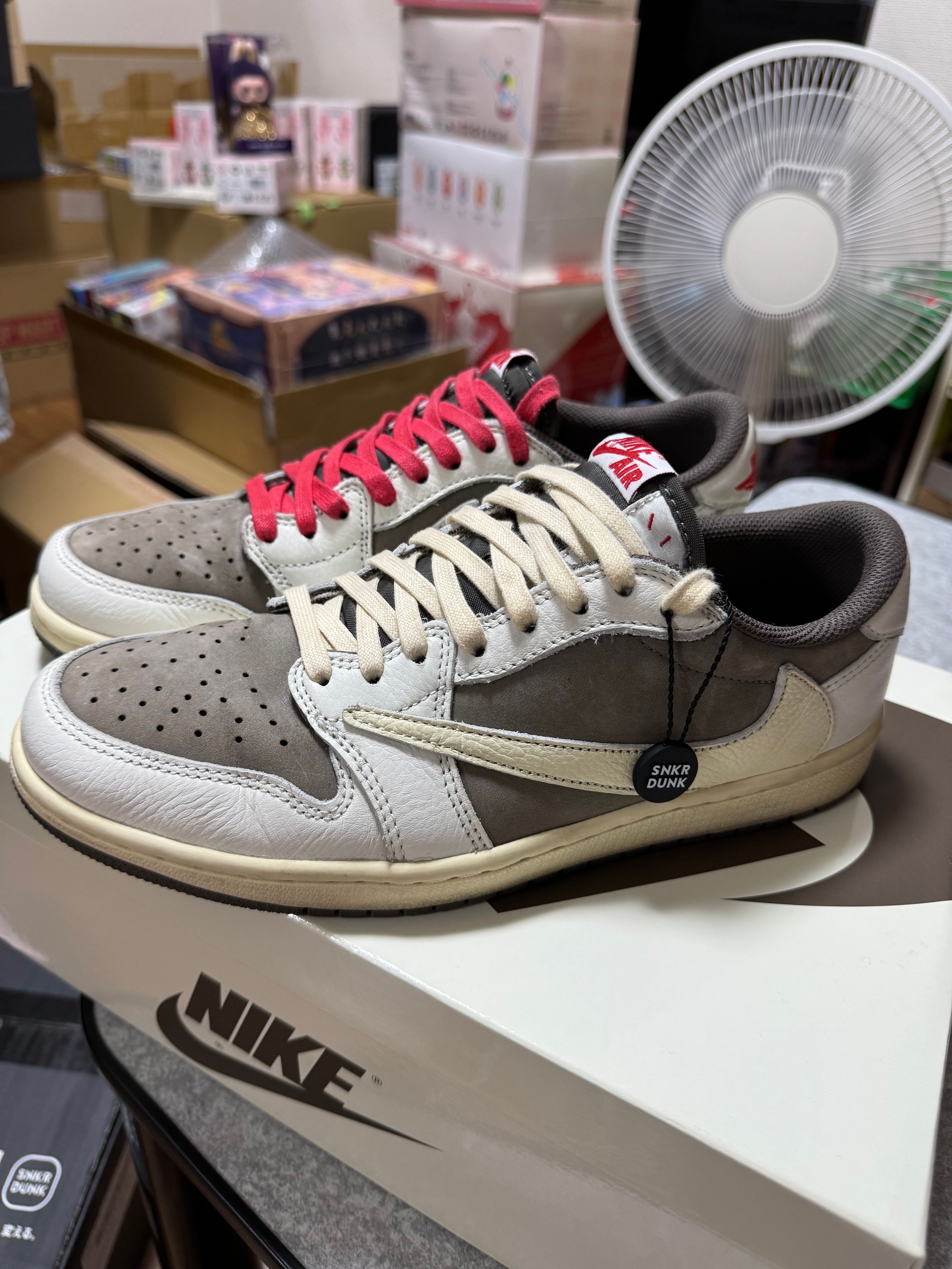Travis Scott × Nike Air Jordan 1 Low OG SP "Reverse Mocha/Sail and Ridgerock"