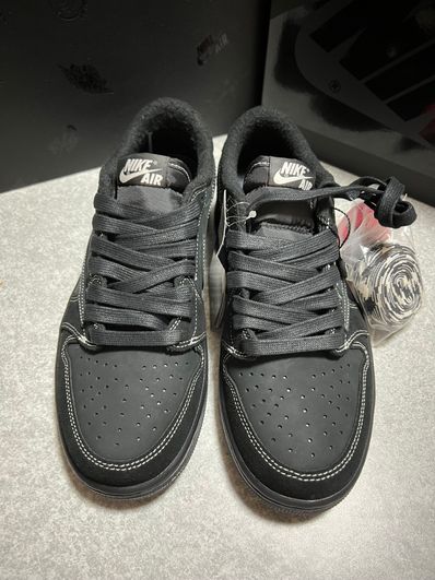 Travis Scott × Nike Air Jordan 1 Low OG SP "Black Phantom"