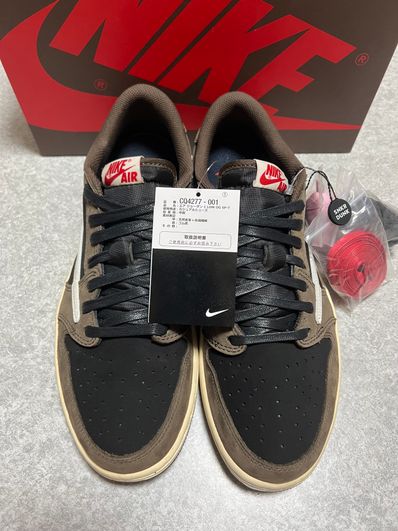 Travis Scott × Nike Air Jordan 1 Low OG SP-T "Black/Dark Mocha"