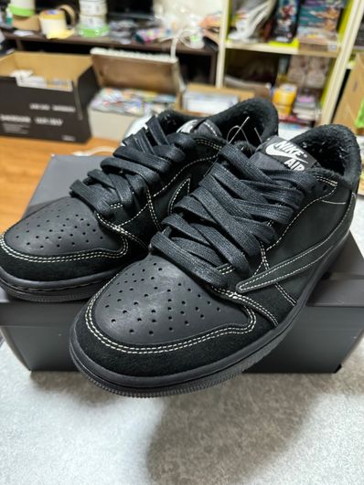 Travis Scott × Nike Air Jordan 1 Low OG SP "Black Phantom"