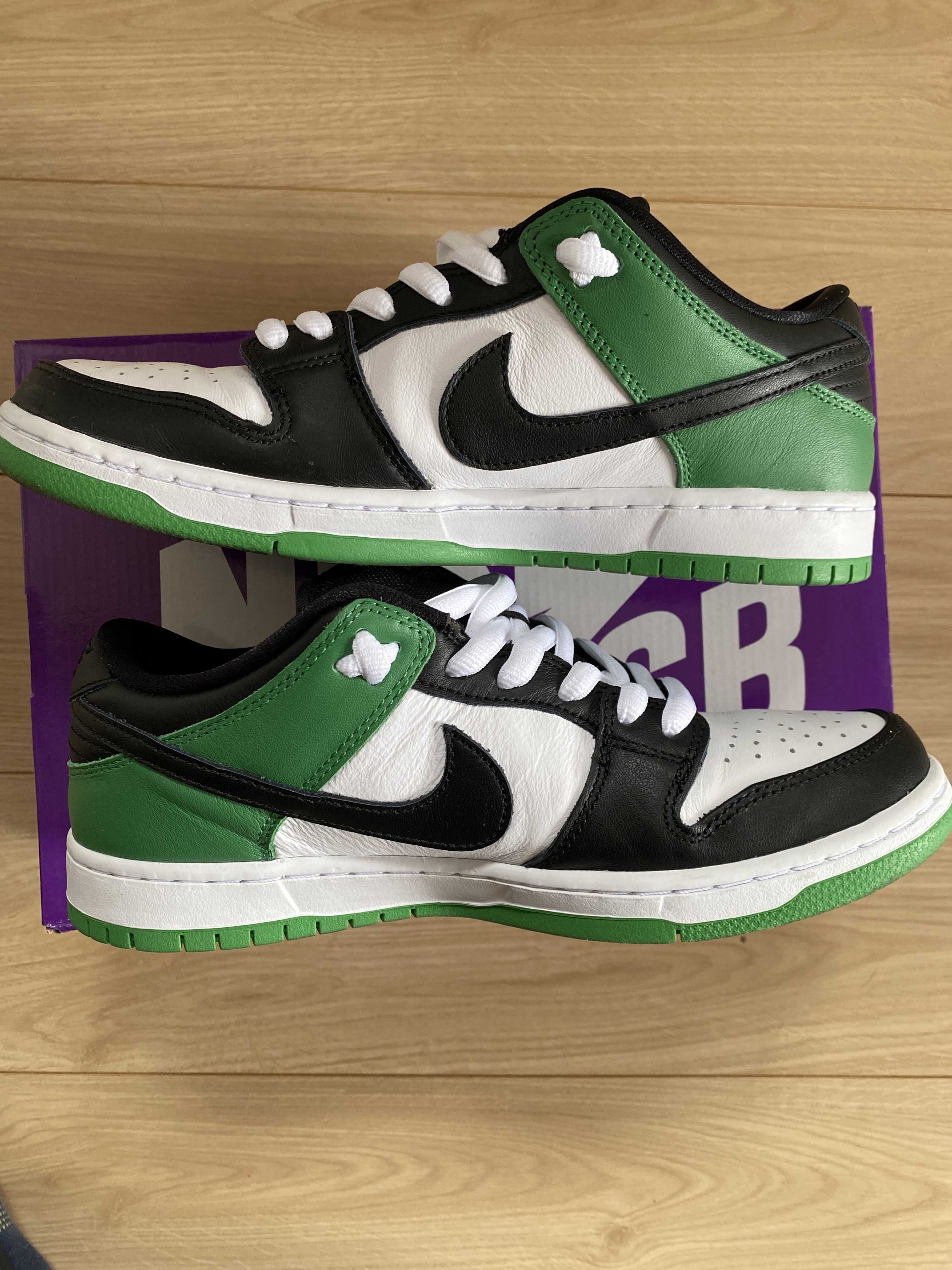 Nike SB Dunk Low Pro "Black and Classic Green"