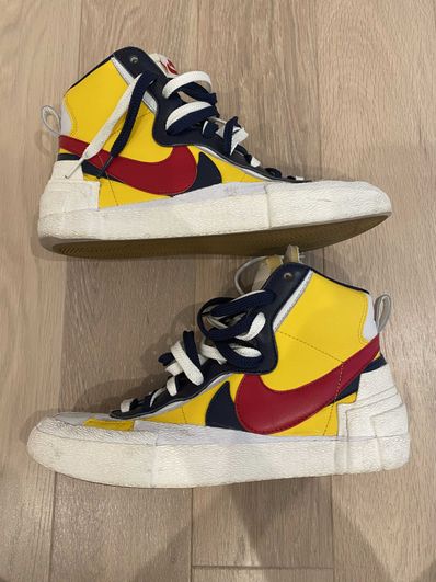 sacai × Nike Blazer Mid "Varsity Maize/Varsity Red"